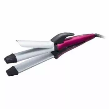 Утюжок для волос Koizumi Curl Straight 2WAY 32 мм с отрицательными ионами, совместимый с международными моделями, розовый и KHR-7220/P