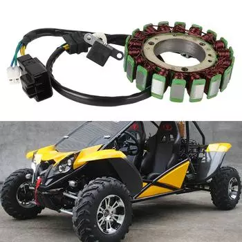 UTV ATV Магнитная катушка для CFMoto CF500 500cc X5 UFORCE 500 196S-B -C U6 X6 CF188 Мотоциклетный генератор Статор Катушка Комп чёрный