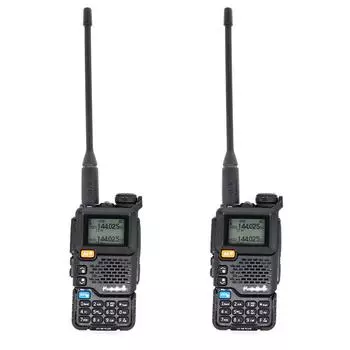 UV-5R PLUS Walkie Talkie UHF/VHF/AM/FM портативный многодиапазонный трансивер дальнего действия 144-146 МГц 430-440 МГц коммуникаторное устройство