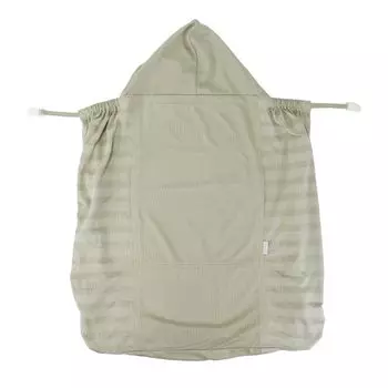 UV baby cape gray (border pattern)