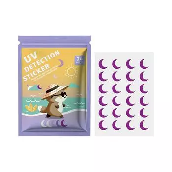 Uv Stickers Sun Patches, Items For Summer And Beach Vacations,24pcs One Size