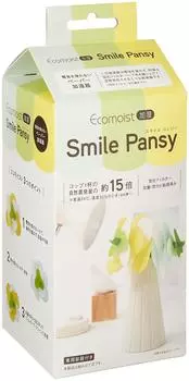 Увлажнитель воздуха CCP Eco Moist с естественным испарением, электричество Зеленый [Smile Pansy] Не требуется LA-EC39-GN