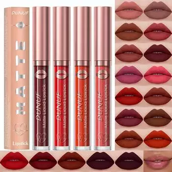 Увлажняющая губная помада Natural Matte Velvet Gloss Водостойкий стойкий блеск для губ Масло для губ Мягкий и гладкий для всех типов кожи Не содержит спирта Идеально ДЛЯ 10