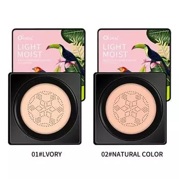 Увлажняющая основа под макияж с грибной пуховой губкой Foundation Cc Cream Concealer Women