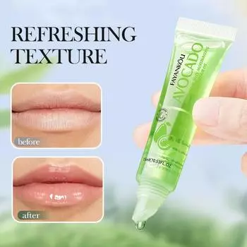 Увлажняющее масло для губ Avocado Vaseline, идеальный подарок для сухой осени и зимы 15ml