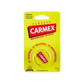 Увлажняющий бальзам для губ Carmex 3 упаковки, классическая банка, 10 г