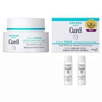 Увлажняющий крем для лица Curel 40 г бонус включен +