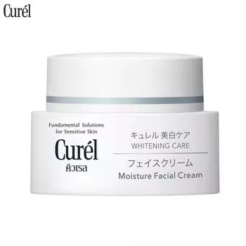 Увлажняющий крем для лица Curel Whitening Care, «Фундаментальные решения для чувствительной кожи», 40 г. - Уход за кожей 40 g.