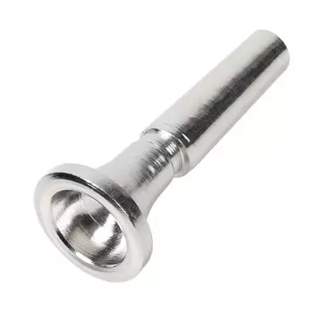 uxcell 7C мундштук для трубы, мундштук для корнета, флюгельгорна, 1 шт. x Аксессуары для музыкальных инструментов для взрослых начинающих, серебристый, 6,7 2,5 см