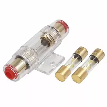 uxcell Fuse Holder Fuse Box Fuse for Car 4 6 8 Gauge 10X38MM 40