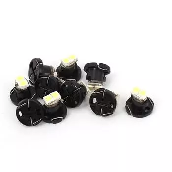 uxcell LED Light Car Interior Dash Light Lamp White T4.2 1210 SMD 2 LED 10pcs