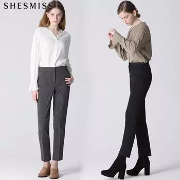 Узкие брюки Shs Miss Stripe gray (GR)/77