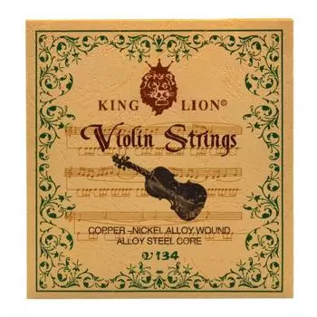 V134 King Lion скрипичные струны белые медные скрипичные струны комплект скрипичных деталей для студентов 1 set