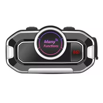 V9 Гарнитура для шлема Hands-free 5 Домофон ABS Bluetooth-совместимый домофон для мотоцикла