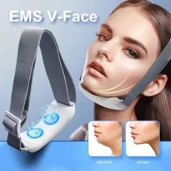 V-Face Уменьшитель двойного подбородка Массажер для лица Подтяжка лица для похудения Микротоковое косметическое устройство Подтяжка кожи