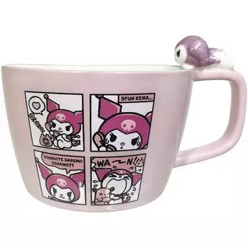 В комплект входит чашка для супа Куроми 4koma Sanrio Goods Tableware фиолетовый
