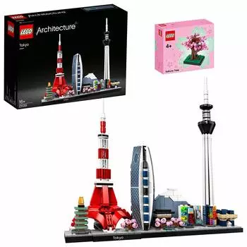 В комплект входит мини-набор LEGO Architecture Tokyo [бонус производителя] 21051+Сакура (только Япония)