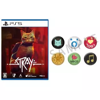 В комплект входит набор значков Stray PS5 -