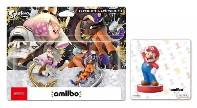 В комплект входит оригинальная наклейка amiibo Tentacles Set [Hime [Side Order]/Iida [Side Order]] (Взвод серии) [Бонус]