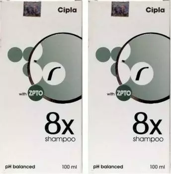 В УПАКОВКЕ 2 X шампуня Cipla 8X100 мл