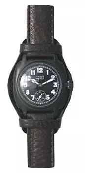 [Vague Watch Company] Наручные часы COUSSIN COAL (Подушка Коул) GUIDI & ROSELLINI с кожаной основой CO-L-009 Черный