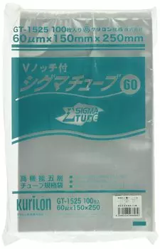 Вакуумный мешок Krylon Kasei, трубчатый мешок Sigma Tube 60, совместим с заморозкой при температуре от 50 до 300 градусов, до кипения в течение 30 минут при температуре 100 градусов. Ширина x Глубина 150 x 250