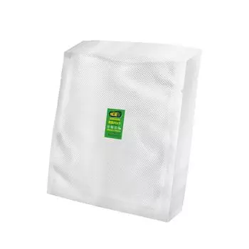 Вакуумный пакет FRESHPAK с тиснением 38x46 см 100 шт. Нейлон Diamond Длительная свежесть Сохранение продуктов Размораживание в микроволновой печи Хранение в замороженном виде