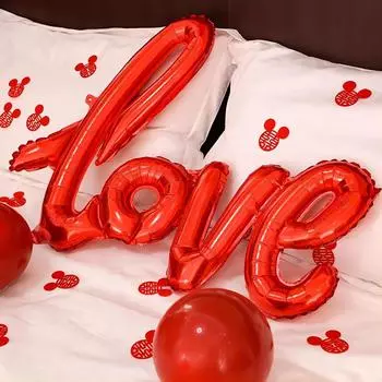 Valentine s Day love balloon, Valentine s Day Romantic party, confession, proposal, anniversary, surprise night, Valentine s Day Other красный