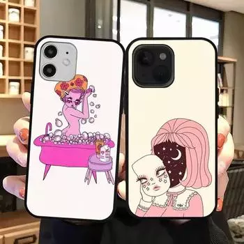 Valfre Art Prints Phone Case For iPhone 11 12 Mini 13 14 Pro XS Max X 8 7 Plus SE XR Shell iPhoneXS