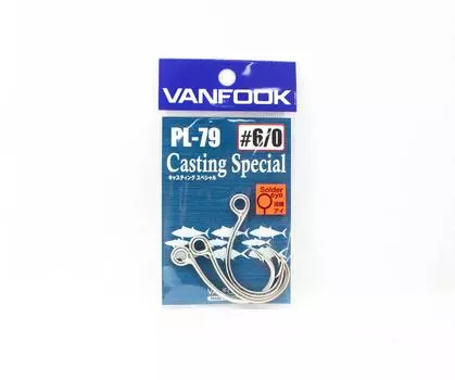 Vanfook PL-79 Casting Специальный одинарный крючок Размер 6/0 (5155)