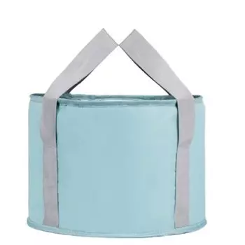 Ванночка для ног Icing Разработана, чтобы сочетаться с вашим портативным ведром [Cicogna], складная, простая, ведро, комната, кемпинг, легкая, (Синий М) синий