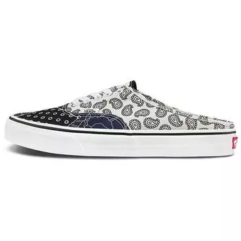 Vans Authentic Mule Pattern Mix - Голубые кроссовки унисекс, разноцветные, чисто-белые VN0A54F76UW 36
