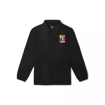 Vans Casual Coach Ветровка Куртка Мужская Куртки Черный VN0A54J7BLK S