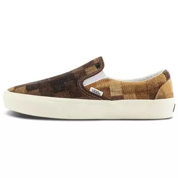 Vans Классический свитер с узором «Клетка» — коричневый, унисекс, кроссовки, свитер-Клетка-коричневый VN0A2Z41BRO 40.5