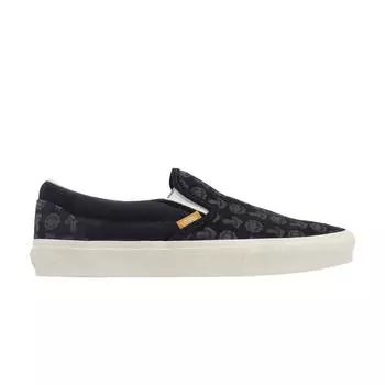 Vans Classic Slip-On Trippy Cord — темно-синие кроссовки унисекс синие VN0A7Q5DDNV 37