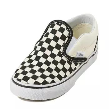 Vans Classic Slip On Vn000ex8bww Bk Wh Check Wh 145