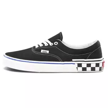 Vans Era Check Block - Черные мужские кроссовки True-White VN0A38FRVOQ