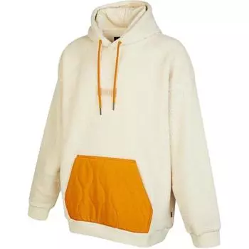 Vans FW22 Однотонный свитер с капюшоном и большим карманом, длинный рукав, американская винтажная толстовка, мужская толстовка, белая VN0A7YGI3KS M
