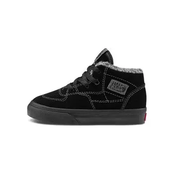 Vans Half Cab Toddler Sherpa — черные детские кроссовки VN0A38ED58J 19