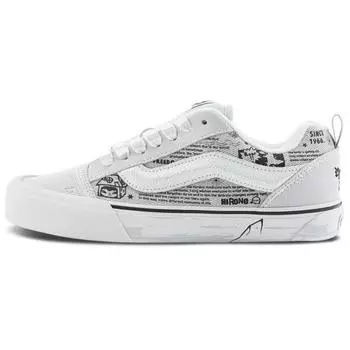Vans Hirono X Knu Skool универсальные удобные нескользящие амортизирующие низкие кроссовки для скейтбординга унисекс белые VN000CS0BHD 36