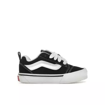 Vans Knu-Skool Kids черные настоящие белые детские кроссовки VN000CYU6BT 30