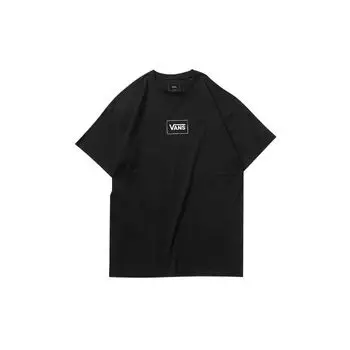 Vans Футболка с коротким рукавом и принтом букв, повседневная, мужская, черная VN0A4MLWBLK XL