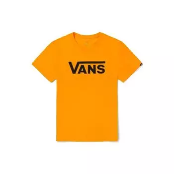 Vans Mn Ap Flying Logo Print Sports Crew Neck Short Sleeve T Shirt Unisex Tops Yellow VN0A4MM6Z6F M