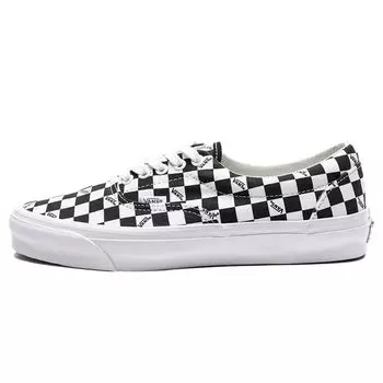 Vans OG Era LX Checkerboard Logo — черные кроссовки унисекс, белые VN0A3CXN9TB 36
