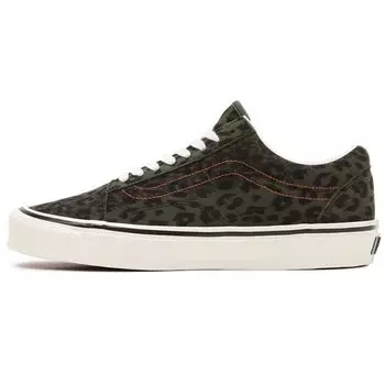 Vans Old Skool 36 DX Anaheim Factory — кроссовки унисекс с леопардовым камуфляжем, зеленый виноградный лист VN0A54F3AWA 36