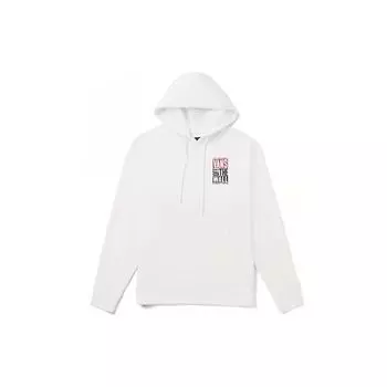 Vans Толстовка с капюшоном с логотипом и принтом, мужская толстовка с капюшоном, белая VN0A4ML3WHT L