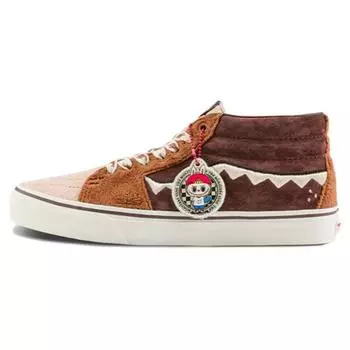 Vans Sk8-Mid Labubu The Monsters Unisex Sneakers Brown Beige VN000BWEDFO 42
