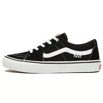 Vans Skate Sk8-Low Checkboard — черно-белые кроссовки унисекс VN0A5FCFY28 35