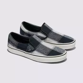 Vans Слип-он с начесом в клетку, черный, белый Vn0a2z41mcg1 225