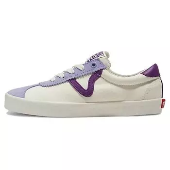 Vans Спортивные низкие трехцветные фиолетовые кроссовки унисекс VN000CTEPRP 35